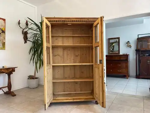 Traum Gründerzeit Kredenz Vitrine  Küchenkredenz Bauernmöbel G1704
