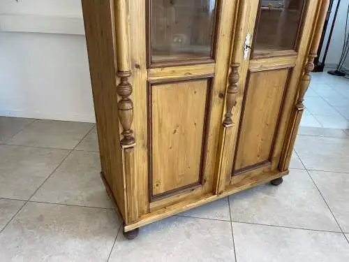 Traum Gründerzeit Kredenz Vitrine  Küchenkredenz Bauernmöbel G1704