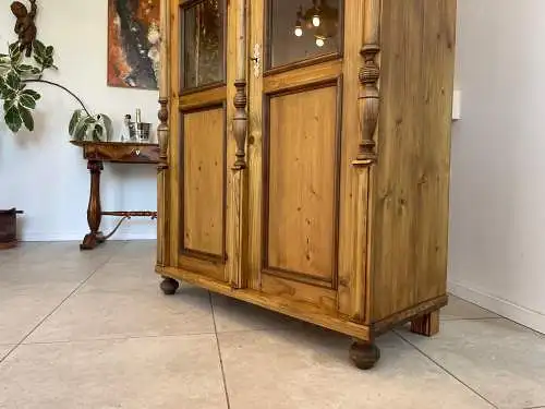 Traum Gründerzeit Kredenz Vitrine  Küchenkredenz Bauernmöbel G1704