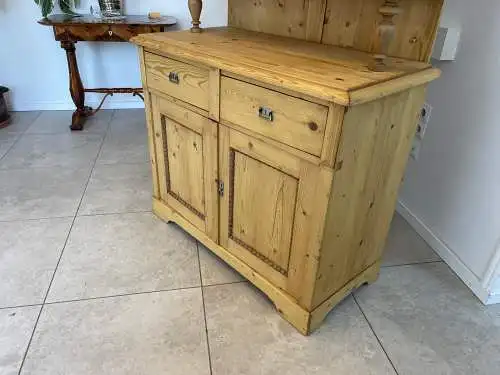 Gründerzeit Naturholschrank Küchenbuffet Küchenschrank Küchenkredenz G1703