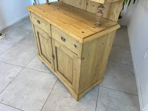 Gründerzeit Naturholschrank Küchenbuffet Küchenschrank Küchenkredenz G1703