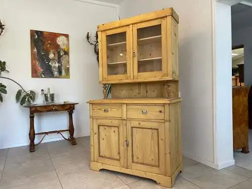 Gründerzeit Naturholschrank Küchenbuffet Küchenschrank Küchenkredenz G1703