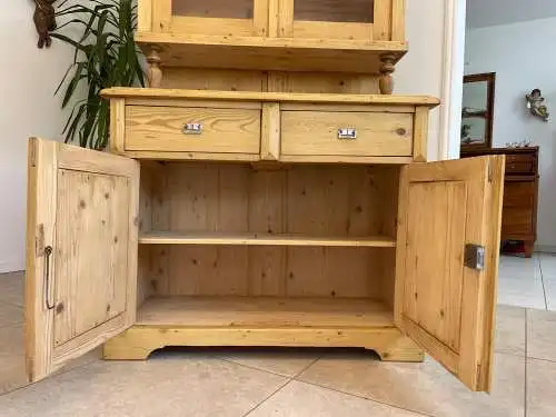 Gründerzeit Naturholschrank Küchenbuffet Küchenschrank Küchenkredenz G1703