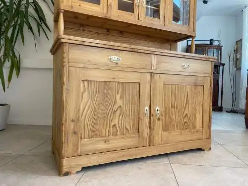 Jugendstil  Naturholschrank Küchenbuffet Küchenschrank Küchenkredenz G1705