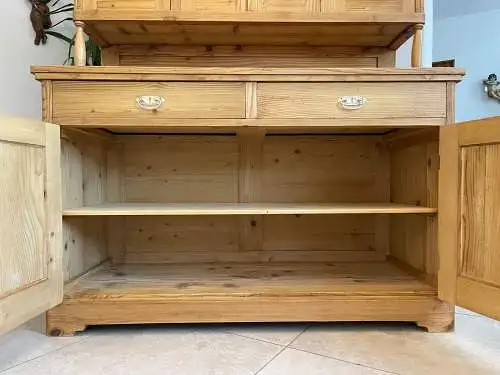 Jugendstil  Naturholschrank Küchenbuffet Küchenschrank Küchenkredenz G1705