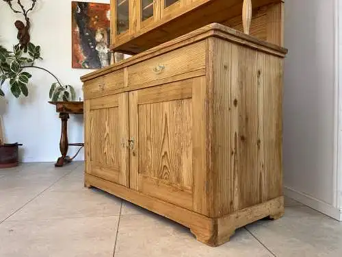 Jugendstil  Naturholschrank Küchenbuffet Küchenschrank Küchenkredenz G1705