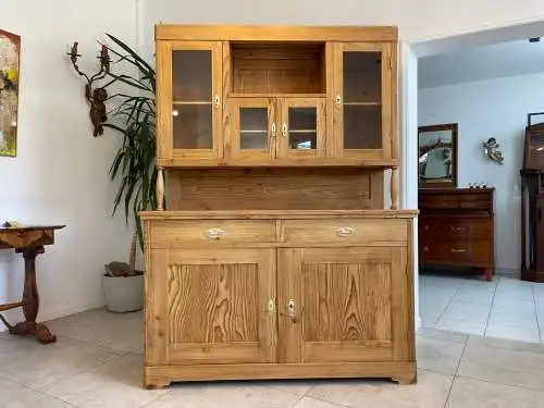 Jugendstil  Naturholschrank Küchenbuffet Küchenschrank Küchenkredenz G1705