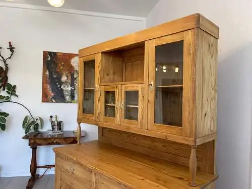 Jugendstil  Naturholschrank Küchenbuffet Küchenschrank Küchenkredenz G1705