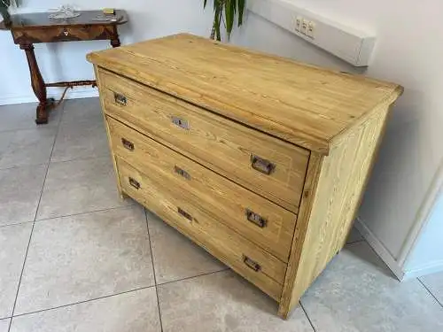 Originale Bäuerliche Jugendstil Kommode Restauriert Bauernkommode Antik G1696