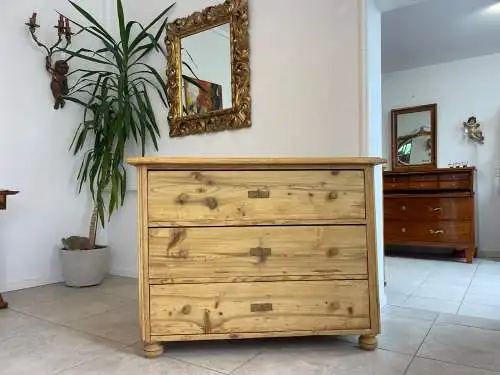 Originale Bäuerliche Gründerzeit Kommode Restauriert Bauernkommode Antik G1695