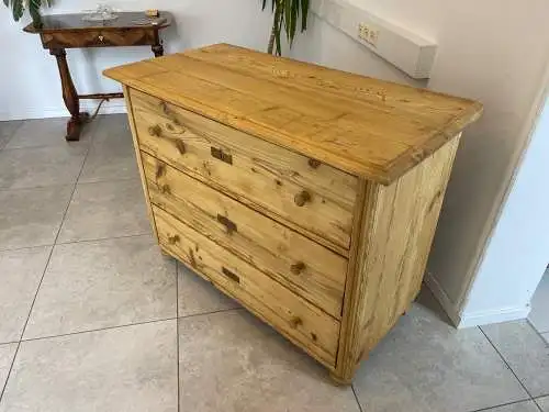 Originale Bäuerliche Gründerzeit Kommode Restauriert Bauernkommode Antik G1695