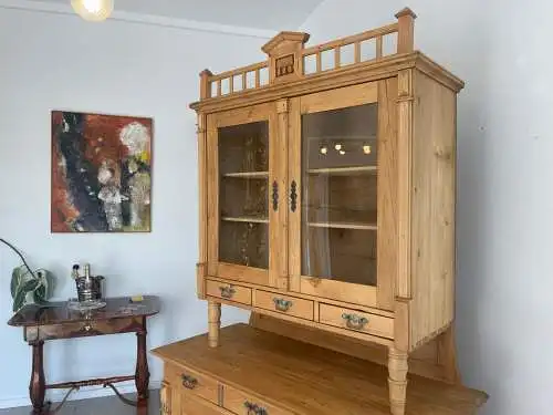 Originale Restaurierte Jugendstil Küchenbuffet Küchenschrank Küchenkredenz G1716