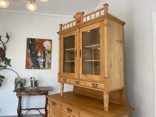 Originale Restaurierte Jugendstil Küchenbuffet Küchenschrank Küchenkredenz G1716
