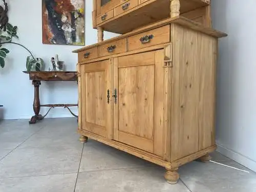 Originale Restaurierte Jugendstil Küchenbuffet Küchenschrank Küchenkredenz G1716