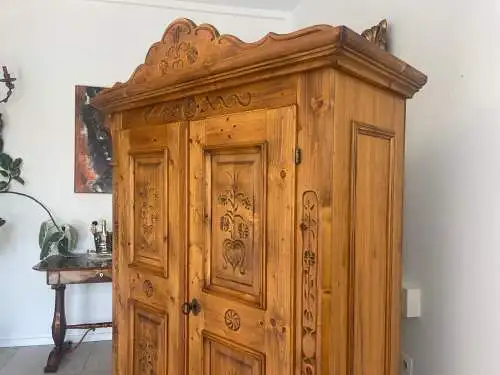 Originaler Voglauer Schrank Bauernschrank Anno 1800 G1715