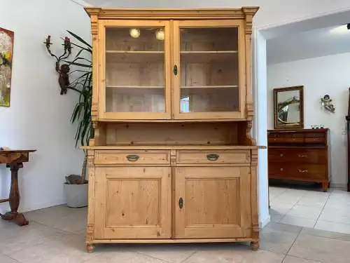 Jugendstil  Naturholschrank Küchenbuffet Küchenschrank Küchenkredenz G1710