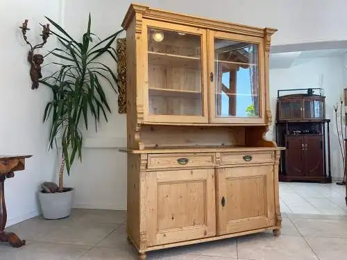 Jugendstil  Naturholschrank Küchenbuffet Küchenschrank Küchenkredenz G1710