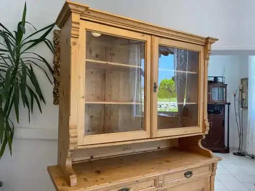 Jugendstil  Naturholschrank Küchenbuffet Küchenschrank Küchenkredenz G1710