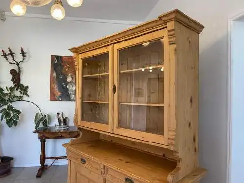 Jugendstil  Naturholschrank Küchenbuffet Küchenschrank Küchenkredenz G1710