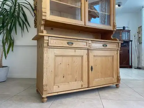 Jugendstil  Naturholschrank Küchenbuffet Küchenschrank Küchenkredenz G1710