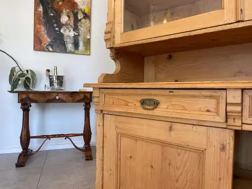 Jugendstil  Naturholschrank Küchenbuffet Küchenschrank Küchenkredenz G1710