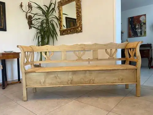 Truhenbank Küchenbank Bauernmöbel Bauernmöbel G1300-1