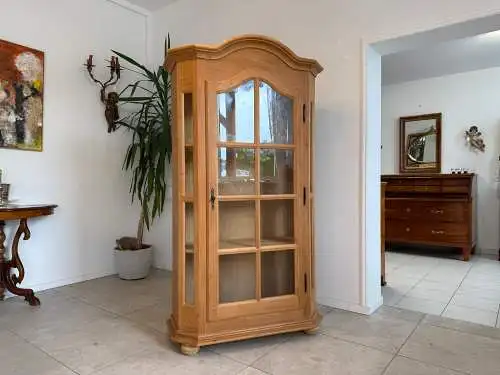 Bäuerlicher Vitrinenschrank Glasschrank Bauernschrank Vitrine  - G1719