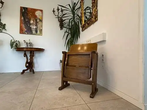 Original Wiener Kinosessel 1er Sitz Klappstuhl Stuhl Nostalgie Sessel G1736