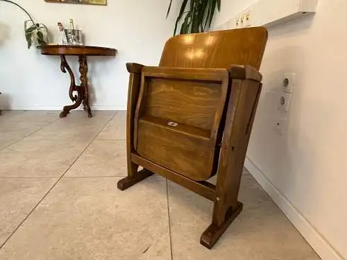 Original Wiener Kinosessel 1er Sitz Klappstuhl Stuhl Nostalgie Sessel G1736