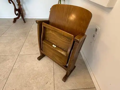 Original Wiener Kinosessel 1er Sitz Klappstuhl Stuhl Nostalgie Sessel G1736
