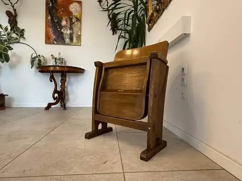 Original Wiener Kinosessel 1er Sitz Klappstuhl Stuhl Nostalgie Sessel G1736