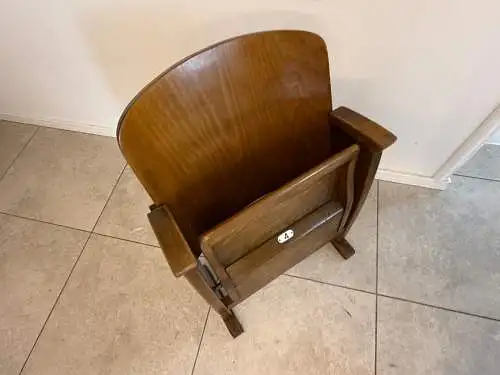 Original Wiener Kinosessel 1er Sitz Klappstuhl Stuhl Nostalgie Sessel G1736