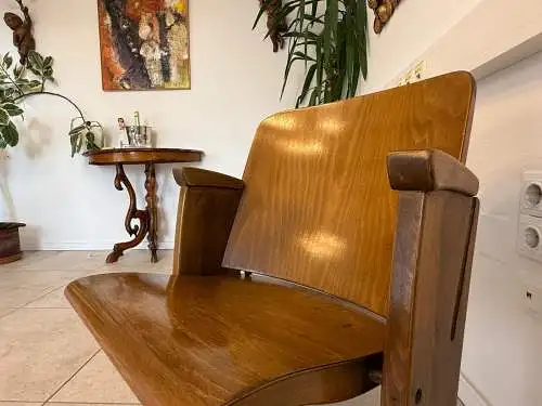 Original Wiener Kinosessel 1er Sitz Klappstuhl Stuhl Nostalgie Sessel G1736