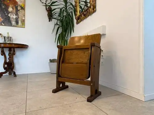 Original Wiener Kinosessel 1er Sitz Klappstuhl Stuhl Nostalgie Sessel G1734