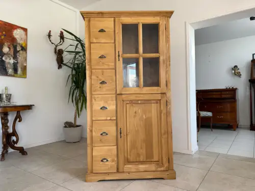 Anrichte Almerschrank Kommode Vitrinenschrank Bauernschrank G1777
