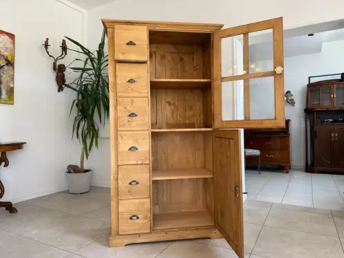 Anrichte Almerschrank Kommode Vitrinenschrank Bauernschrank G1777