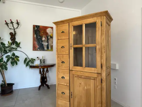 Anrichte Almerschrank Kommode Vitrinenschrank Bauernschrank G1777