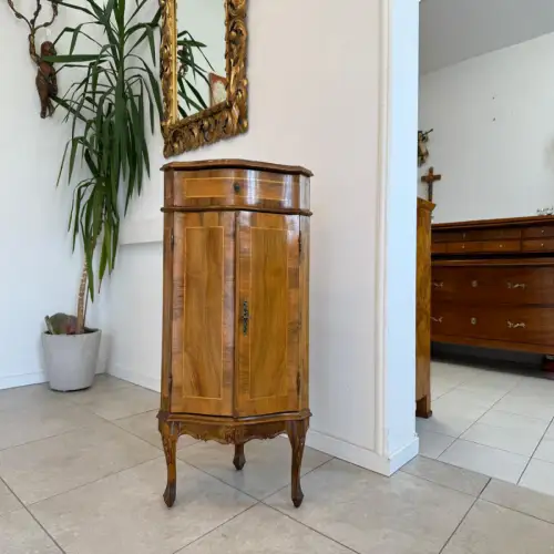 Stilvolle Eckanrichte Eckkommode Anrichte Barockstil G1767