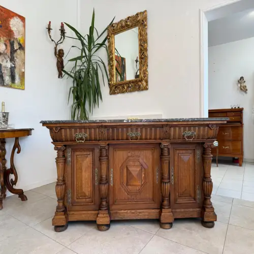 Sale Säulenanrichte Gründerzeit Anrichte Schrank Antiquität G1774