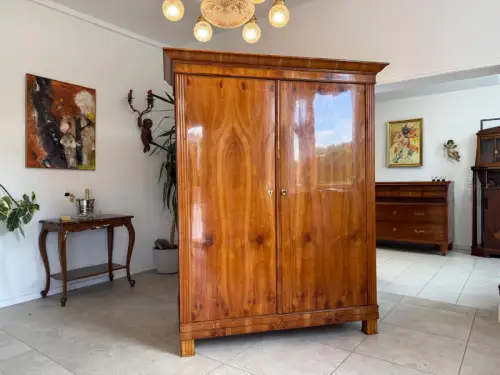 SALE Restaurierter Biedermeier Schrank Kirschholz Hallenschrank Antiquität G1827