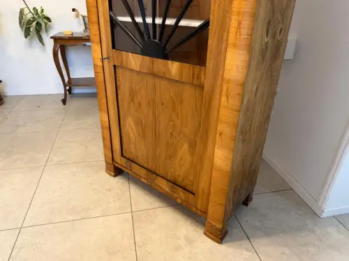 Antiquität Biedermeier Vitrine Bücherschrank Antiquität G1806