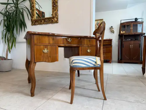 Sale Restaurierter Spätbiedermeier Damen Schreibtisch Sekretär Antiquität G1835-