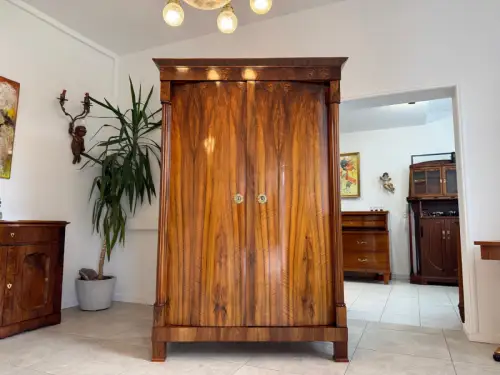 Restaurierter Biedermeier Schrank Kleiderkasten Hallenschrank Antiquität G1837