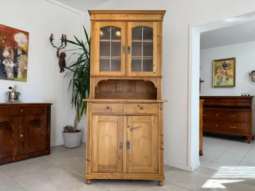 Restaurierte Jugendstil Küchenbuffet Küchenschrank Küchenkredenz Antik G1856