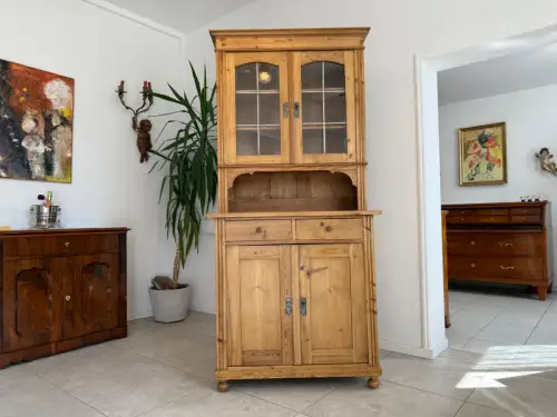 Restaurierte Jugendstil Küchenbuffet Küchenschrank Küchenkredenz Antik G1856