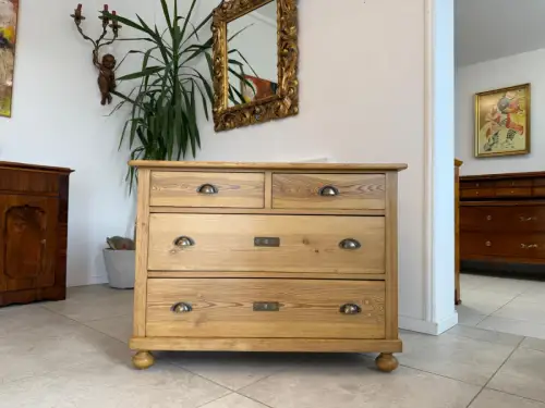 Originale Jugendstil 4 Laden Kommode Anrichte Bauernmöbel G1847