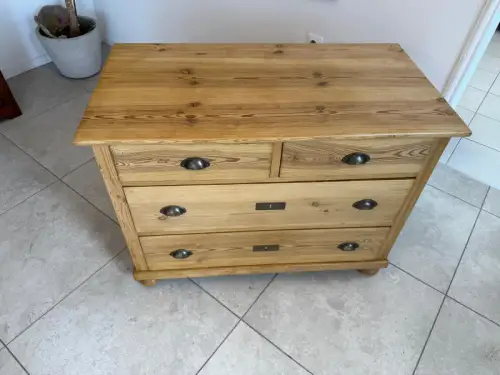 Originale Jugendstil 4 Laden Kommode Anrichte Bauernmöbel G1847