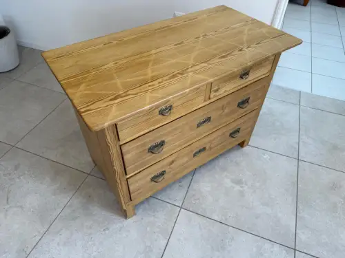 Originale Jugendstil 4 Laden Kommode Anrichte Bauernmöbel G1841