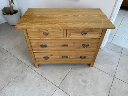 Originale Jugendstil 4 Laden Kommode Anrichte Bauernmöbel G1841