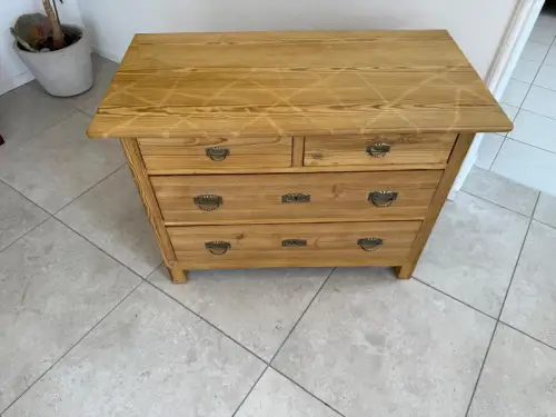 Originale Jugendstil 4 Laden Kommode Anrichte Bauernmöbel G1841